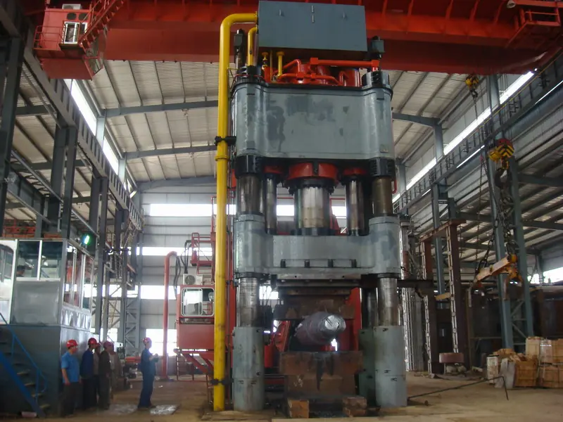 6,000 t hydraulic forging press at the Ferrovein plant in Jiangyin